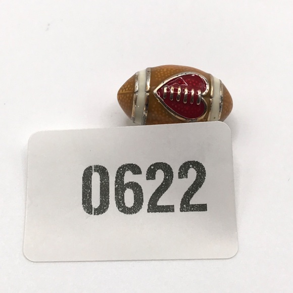 Brighton Football Charm Enamel Silver Plated Dangle Love Sports  1" - Picture 8 of 8